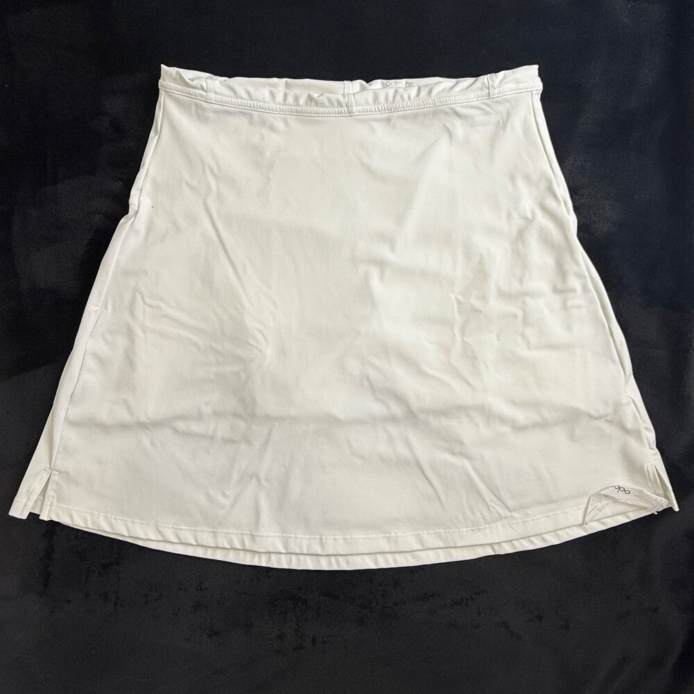 Ododos NWT Tennis Skort Women's M Pickleball Golf Skirt White Mini Athleisure - Picture 2 of 7
